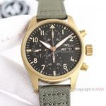 ZF Swiss IWC Pilot's Chronograph '10 Years of MR PORTER’ Edition 7750 Bronzo watch